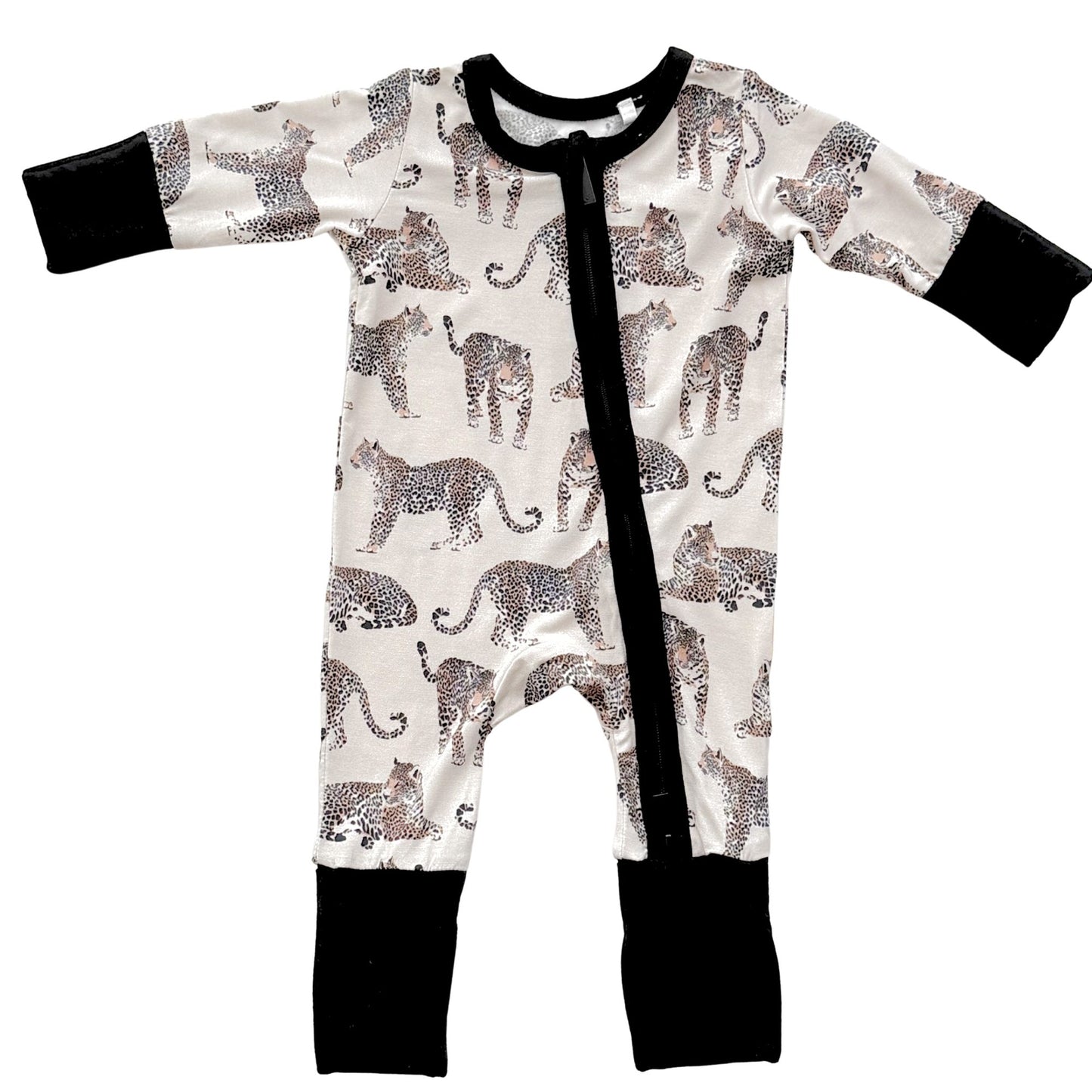 Jungle Jaguar Bamboo Romper