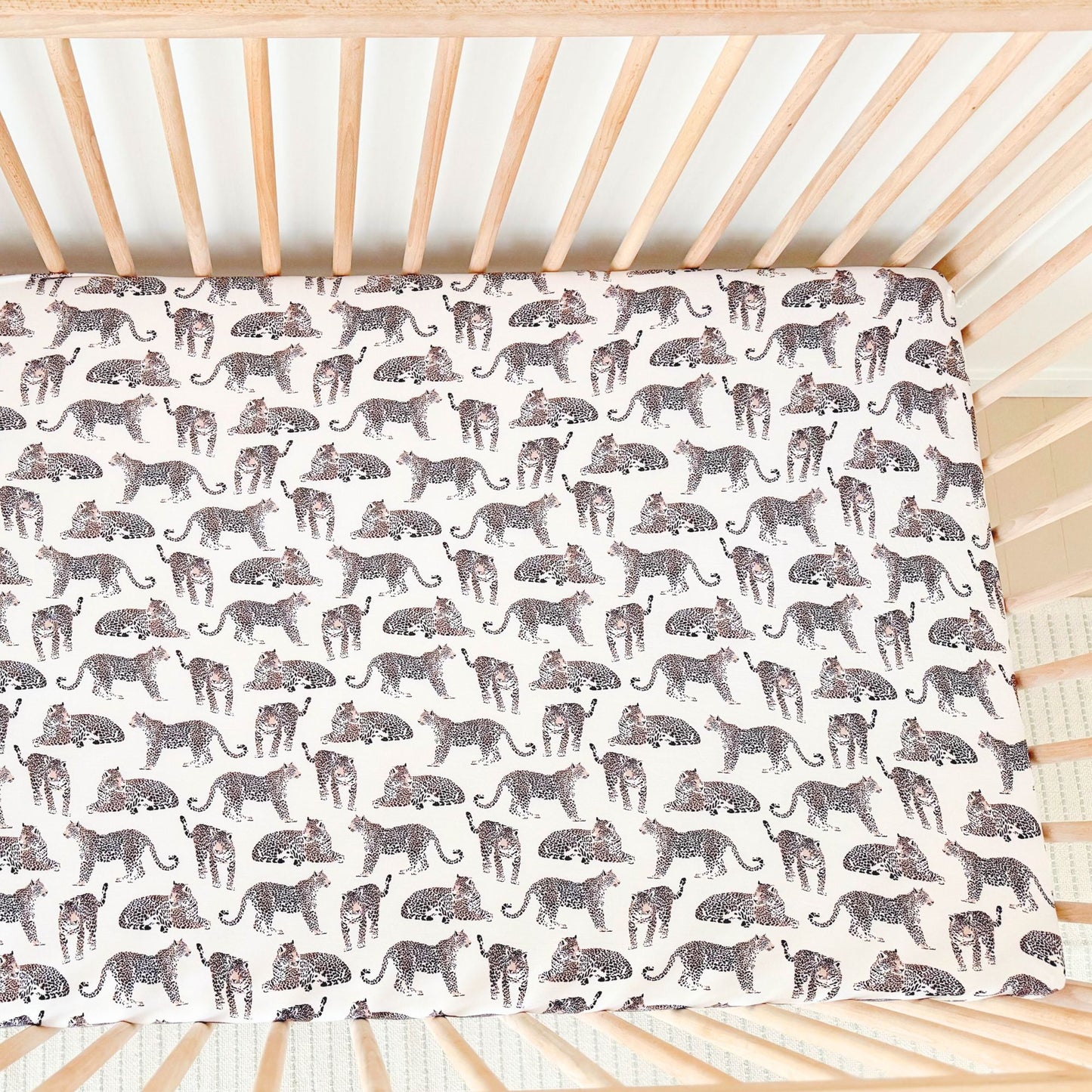 Jungle Jaguar Crib Sheet