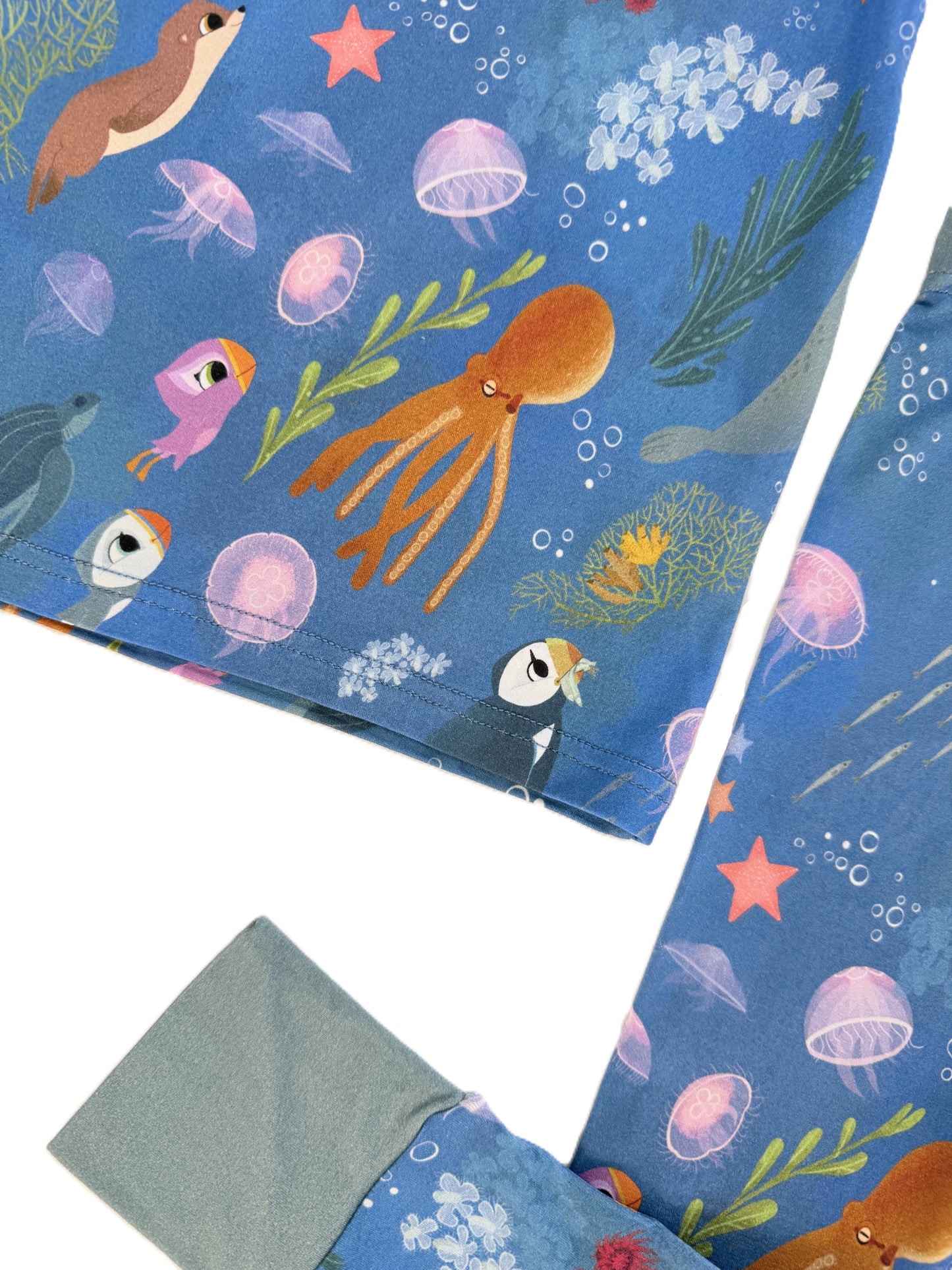 Snuggly Figs™ X Puffin Rock™ - Ocean Wonders - Bamboo Pajama Set