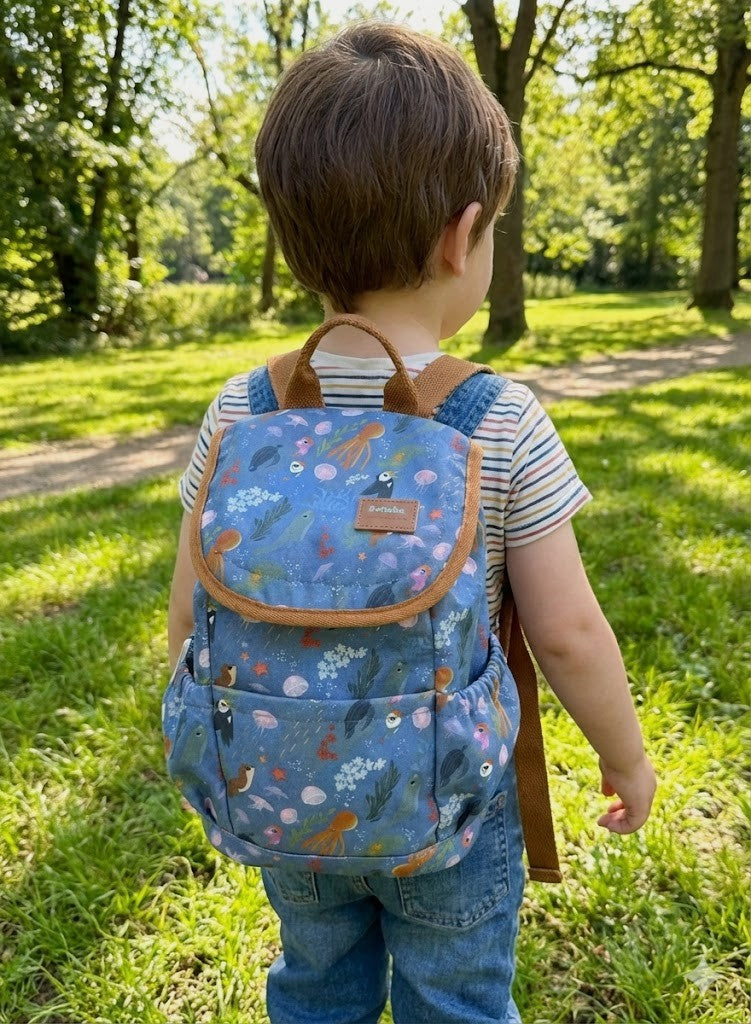 Snuggly Figs™ X Puffin Rock™ - Ocean Wonders - Tiny Trekker Backpack