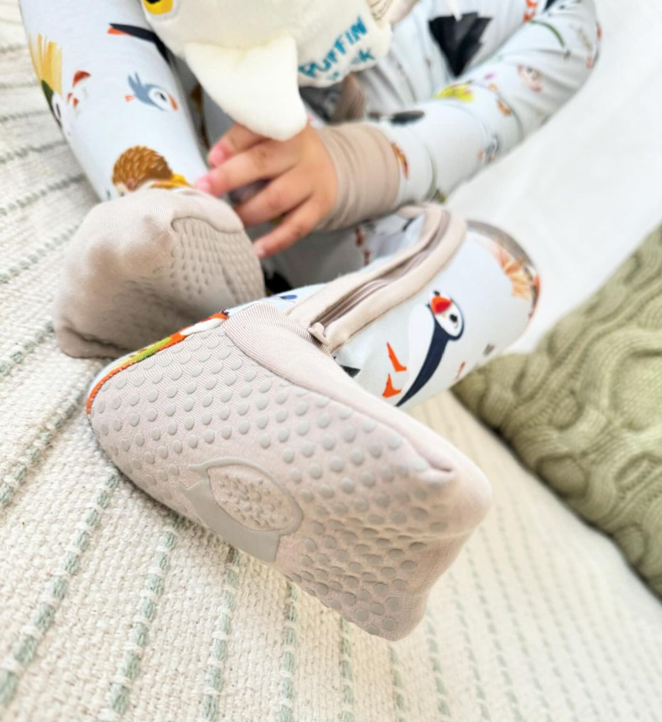 Snuggly Figs™ X Puffin Rock™ - Meadow Friends - Bamboo Romper