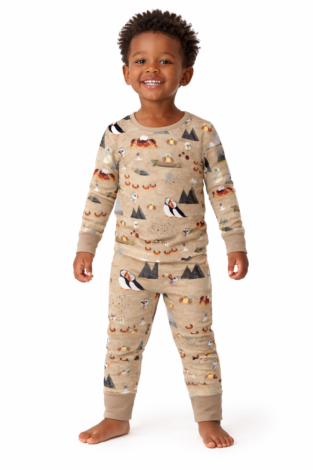 Snuggly Figs™ X Puffin Rock™ - Finding Bearnie - Bamboo Pajama Set