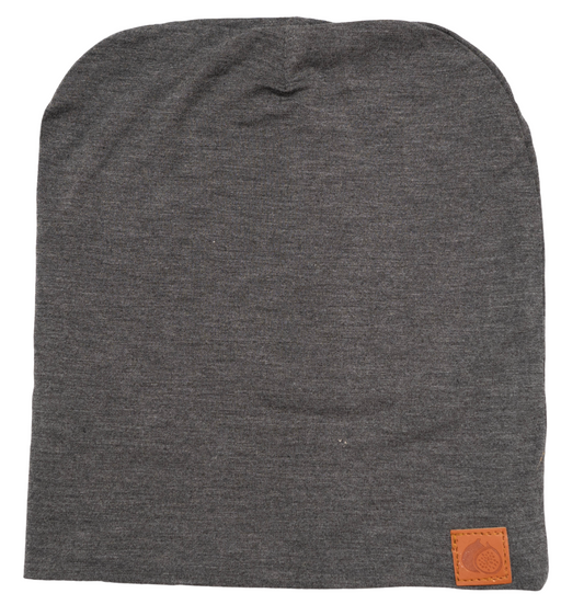 Grey Bamboo Beanie