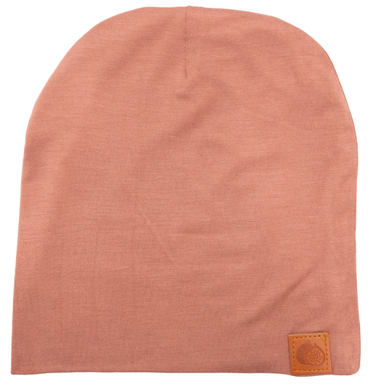 Mauve Bamboo Beanie
