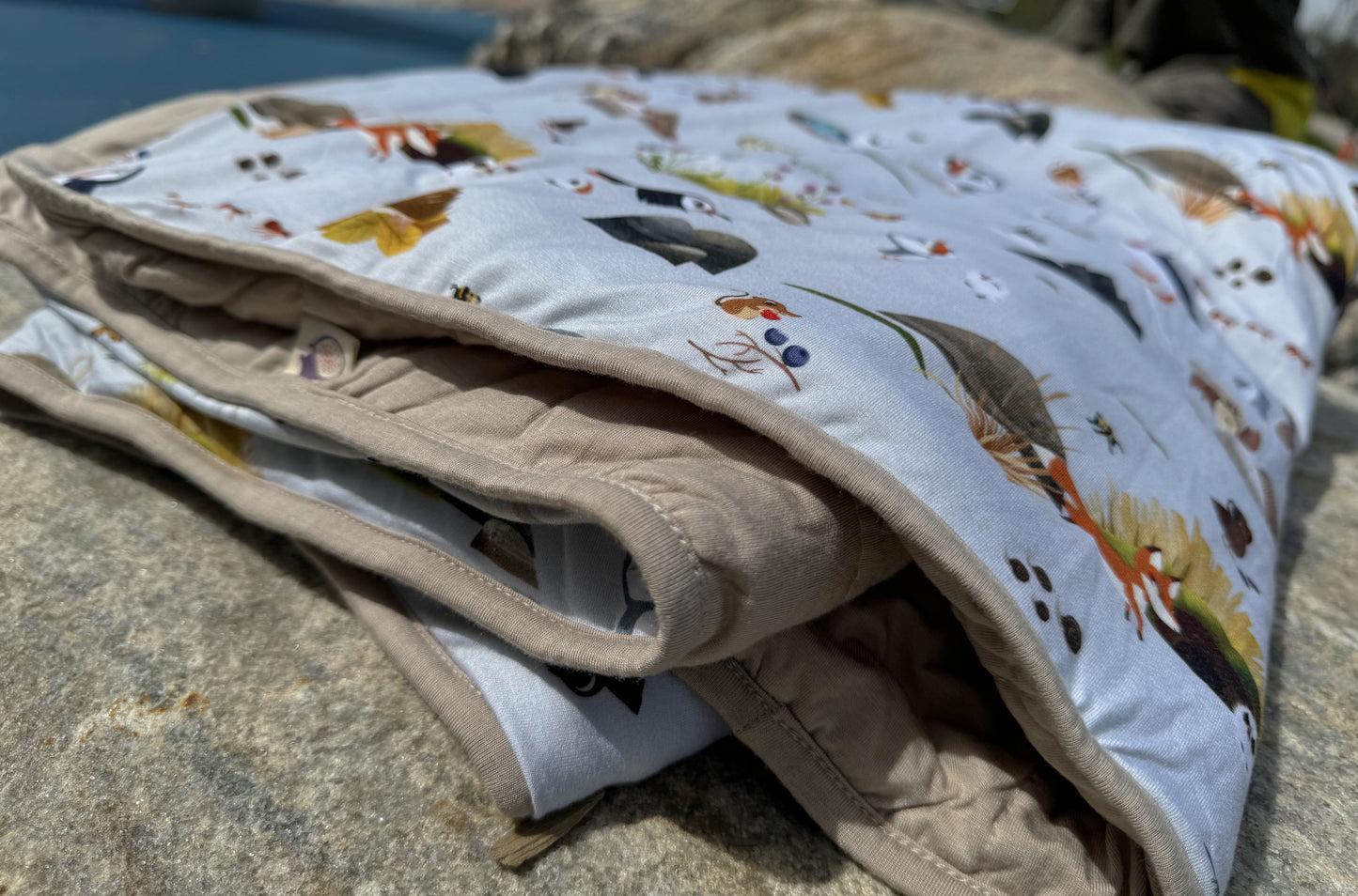 Snuggly Figs™ X Puffin Rock™ - Meadow Friends - Bamboo Blanket
