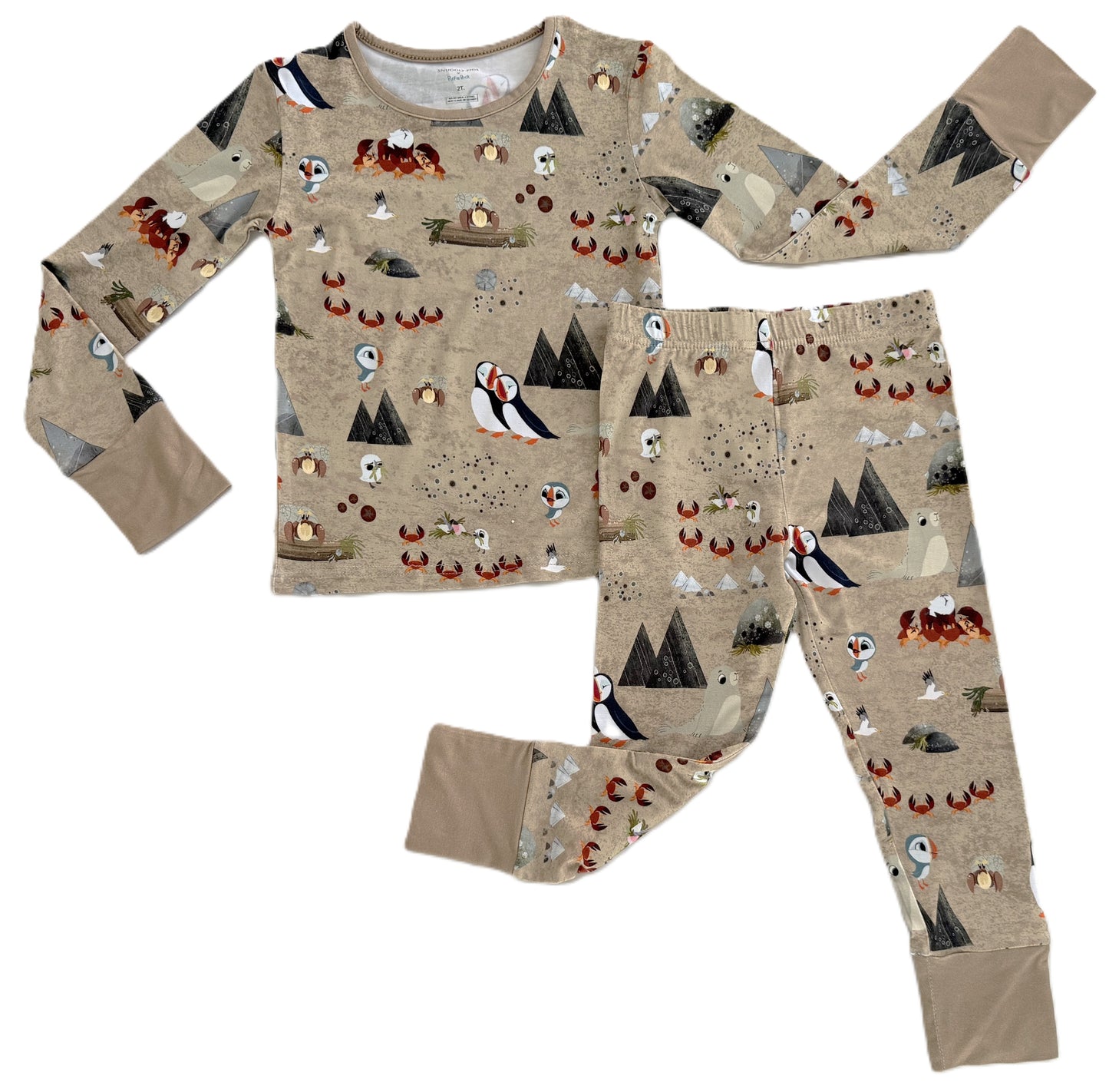 Snuggly Figs™ X Puffin Rock™ - Finding Bearnie - Bamboo Pajama Set