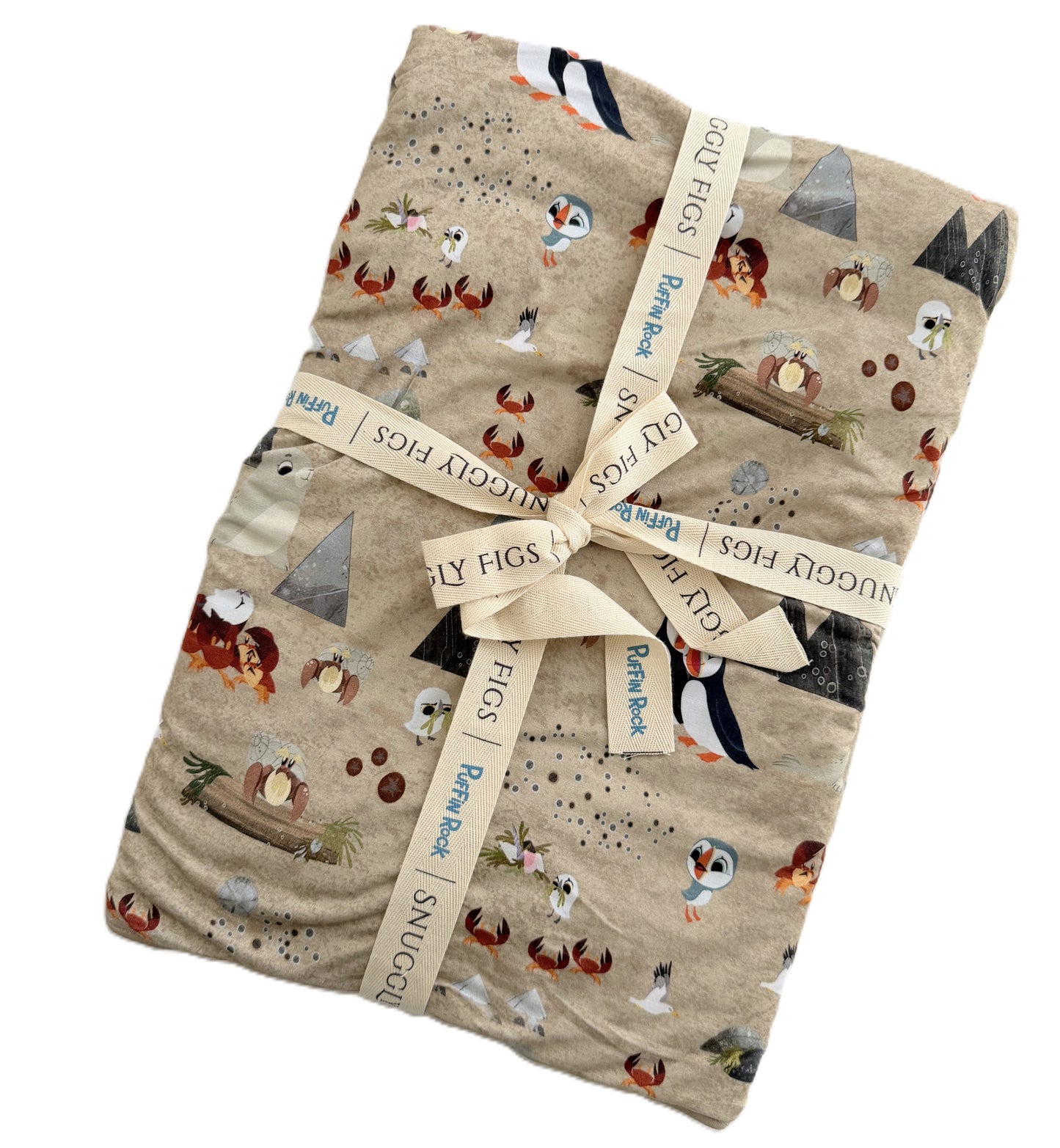 Snuggly Figs™ X Puffin Rock™ - Finding Bearnie - Bamboo Blanket