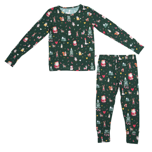 Woodland Christmas Bamboo PJ set