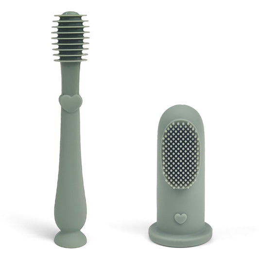 Sage Silicone Oral Care Set
