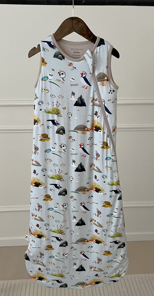 Snuggly Figs™ X Puffin Rock™ - Meadow Friends - Bamboo Sleeping Bags