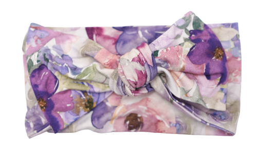 Blooming Lilacs Bamboo Headband