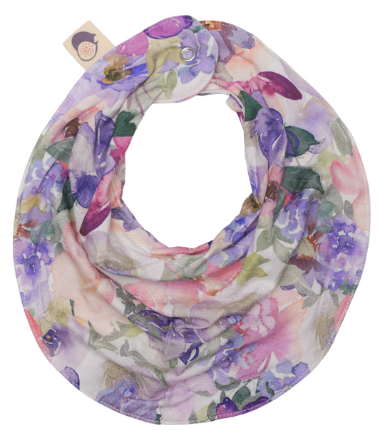 Blooming Lilacs Bamboo Bib